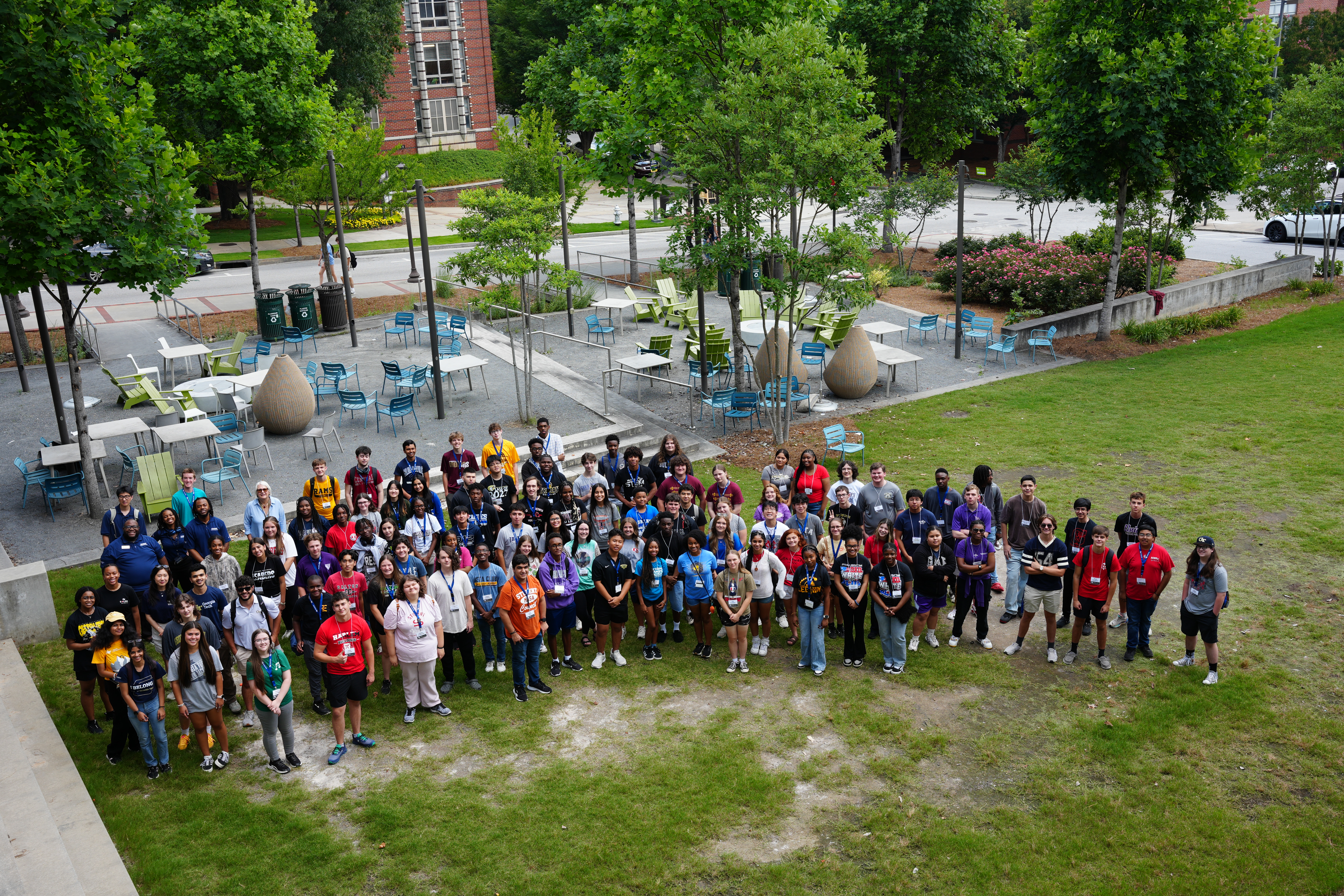 Group photo of high school students who participated in Georgia Tech's Summer Institute